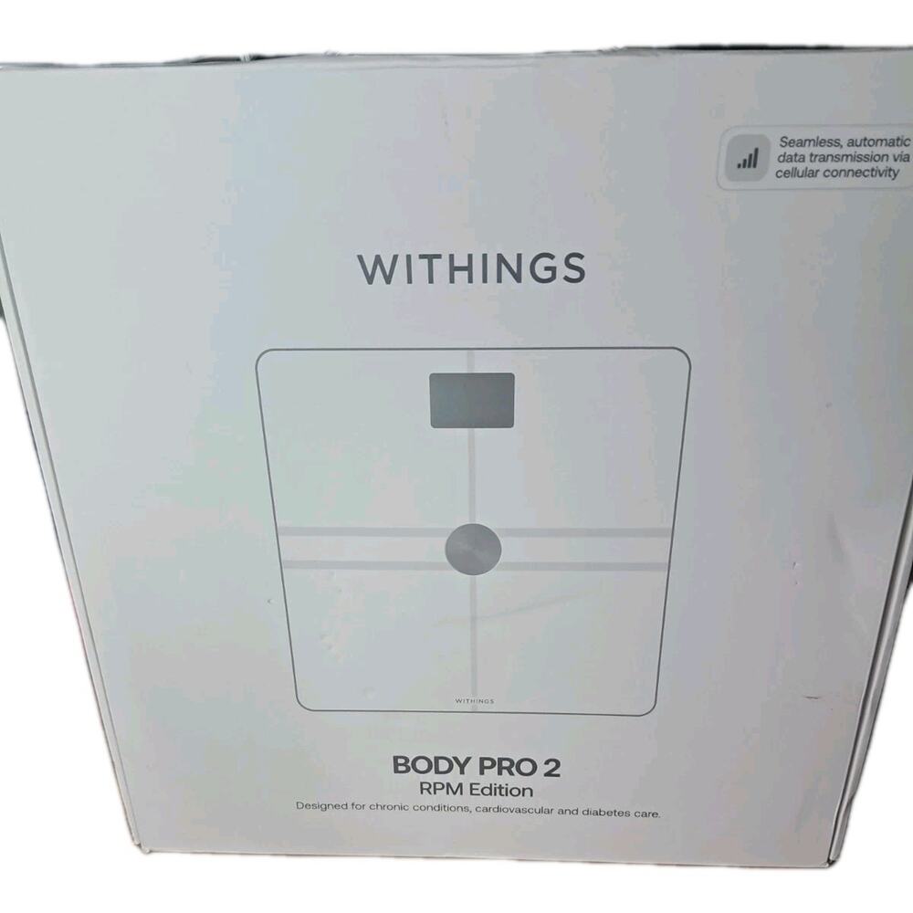 Withings Body Pro 2 WBS14 Smart Scale WiFi Bluetooth Cellular sealed